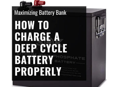 Solar Charging a Deep Cycle Battery