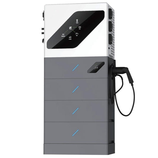 Compact 7kw Home Ev Charging Ess with Integrated Hybrid Solar Inverter Design - SHIELDEN