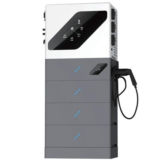 Compact 7kw Home Ev Charging Ess with Integrated Hybrid Solar Inverter Design