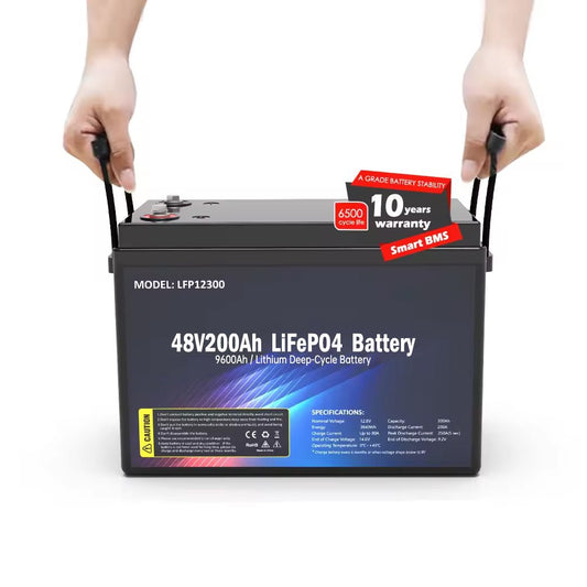 SS-48V200AH LiFePO4 9600wh Battery Pack - SHIELDEN