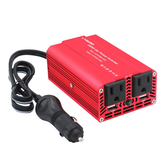 Red 500w-1500w Low Power Inverter for RV Camping