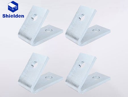 Strut Brackets 2-Hole Closed Angle Connector - 100pcs Package - SHIELDEN CHANNEL